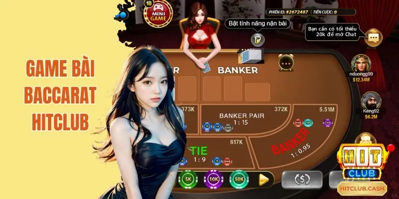 Game bài Baccarat Hitclub 